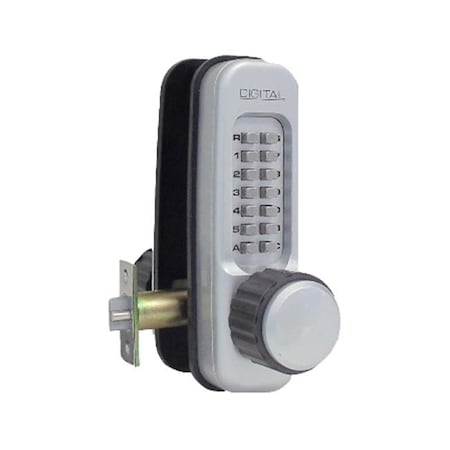Lockey Lockey 1600-MG-DC Mechanical Keyless Heavy Duty Knob Lock With Passage Function And Double Sided Combination - Marine Grade 1600-MG-DC